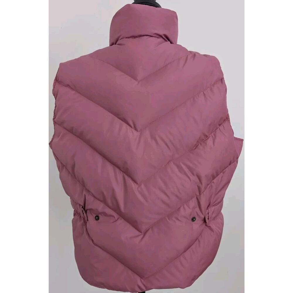 Eddie Bauer Womens XL Goose Down Puffer Vest Pink Quilted Nylon Outdoor Seattle - Picture 2 of 7
